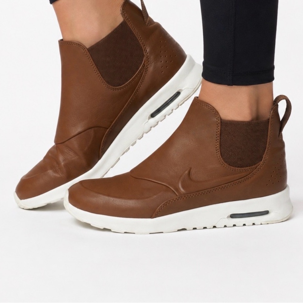 Women's Brown Slip-On Athletic Nike Sneakers